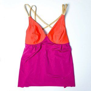 FIERCE + REGAL The Strappy Coral Pink Tank